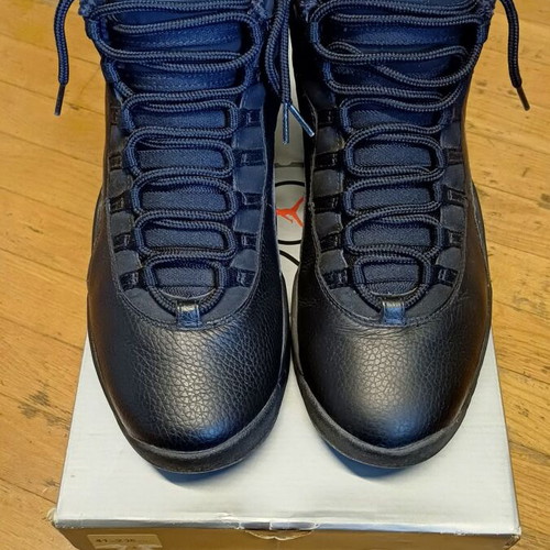 Jordan 10 x Retro Blackout 2005 like new, size 45, black athletic shoes