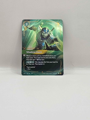 League of Legends Riftbound Vendetta Shadow Dash card like new
