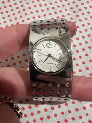 Calvin Klein women's watch used silver with Swiss mechanism