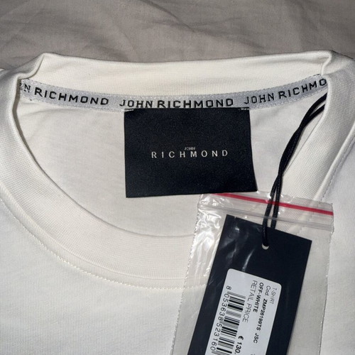 John Richmond T Shirt new, white, size L