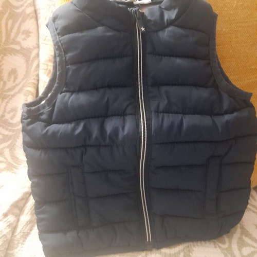 Orchestra sleeveless jacket dark blue like new, size 74cm