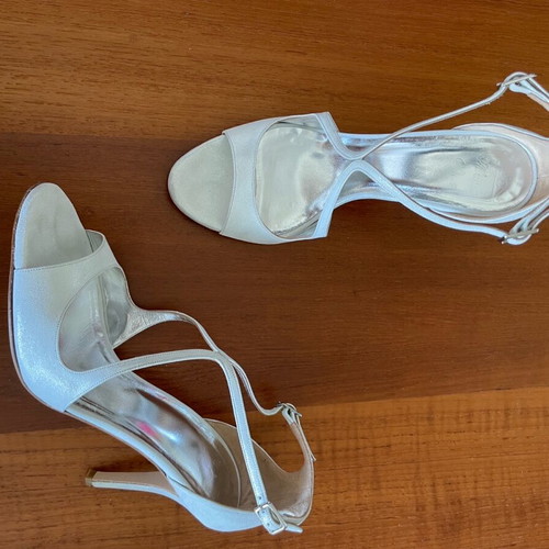 Thomas shoes χειροποίητα πέδιλα σαν καινούργια, τακούνι 8,5 εκ, μέγεθος 37