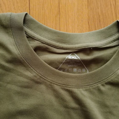 T-shirt with Orwell quote new 2XL khaki