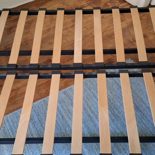 IKEA Sofa Bed used with metal frame and removable mattress