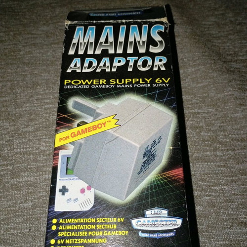 Gamester Mains Adaptor Power Supply 6V for Nintendo Game Boy, vintage