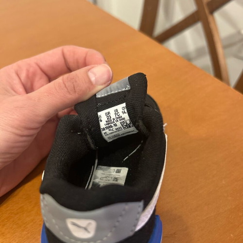 Puma shoes size 23 like new, athletic, black