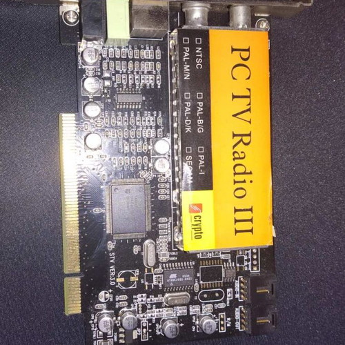 Pc tv radio 3 crypto television card used