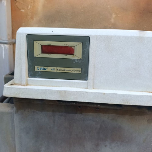 X Rite 632 Silver Recovery System used chemical processing unit