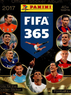 Panini FIFA 365 2017 Official Sticker Album καινούργιο, άδειο