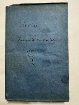 Lysiae Orationes rare uncut edition 1872 Teubner