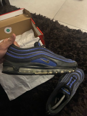 Nike Air Max 97 Millenium like new, size 45, black and blue