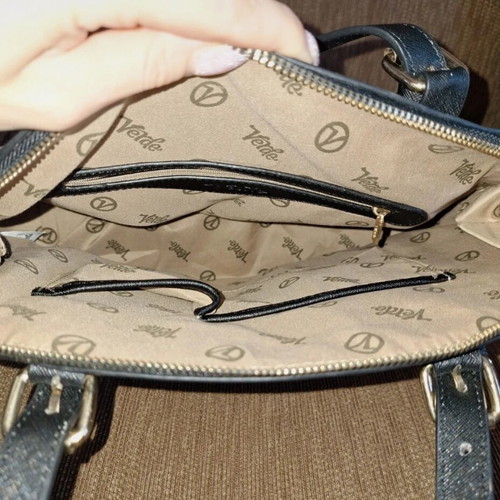Verde shoulder bag new with animal print