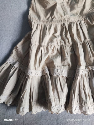 On Line summer skirt beige size L like new