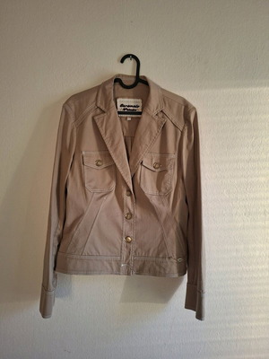 Cotton jacket used, beige, Actius, size L