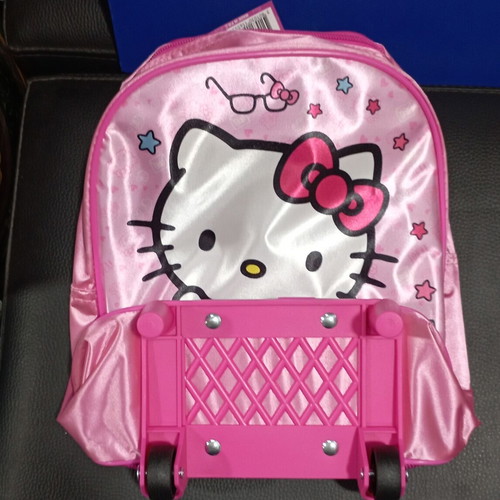 Hello Kitty toddler trolley bag 29cm new