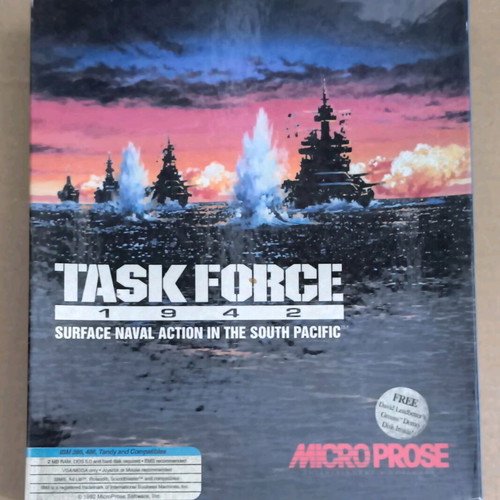Task Force 1942 MicroProse PC like new, Big Box