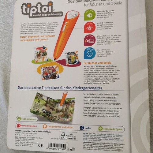 Tiptoi interactive book used, in German