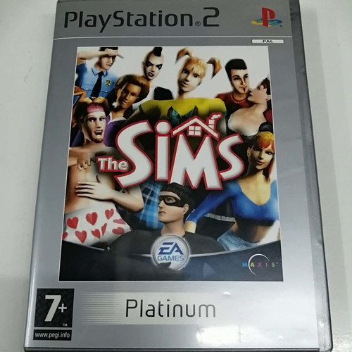The Sims Platinum PlayStation 2 game, English