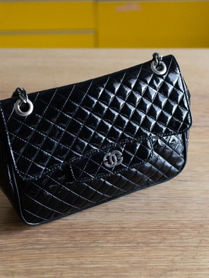 Black shoulder bag like new 25x18x7.5cm