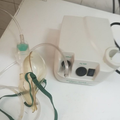 Nebulizer used with tubes and masks for medication