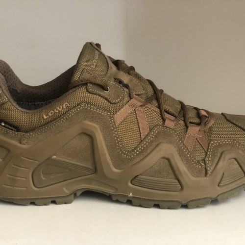 Lowa GTX Gore Tex shoes used, beige, size 44.5