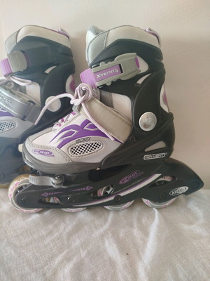 Roller skates like new, adjustable size 28-30