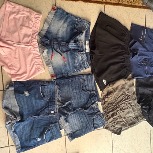 Summer shorts pack of 8, size 36:38, like new, multicolor