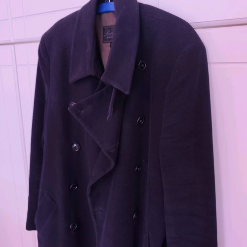 Coat used dark blue Rococo size 48 slim fit