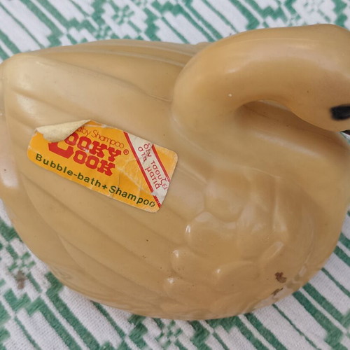 Looky Look bubble bath bottles used, set of frog, swan, duck, and fish