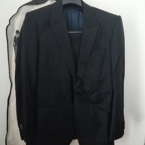 Groomsuit handmade blue-black Giannetos size 52, like new