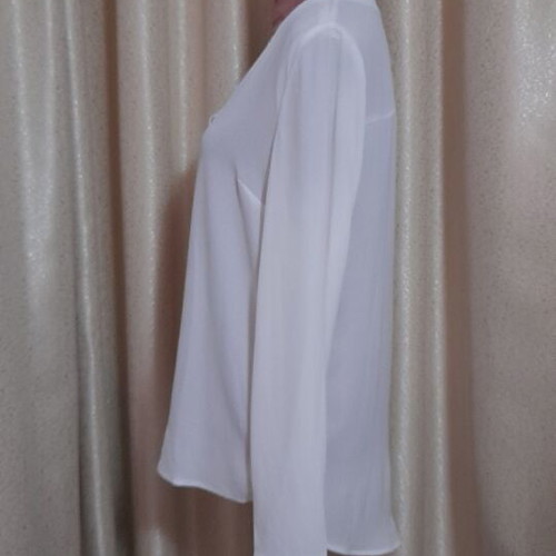 Janina white women's blouse, size 36 M