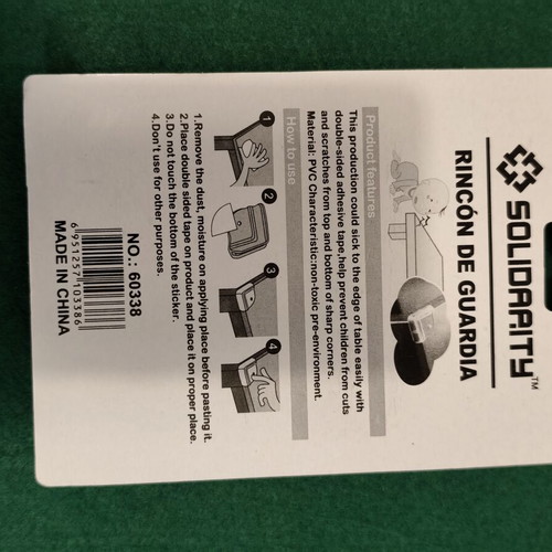 Solidarity corner protectors for furniture, pack of 4