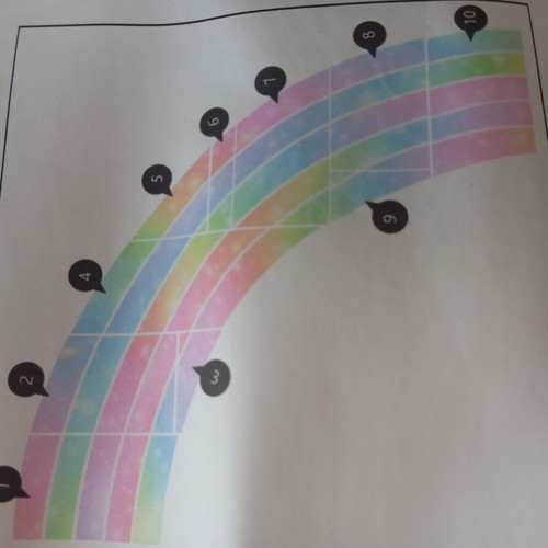 Wall Stickers for Baby Girl's Room new, rainbow design