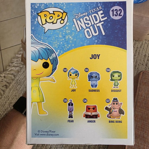 Joy Funko Pop vinyl figure like new
