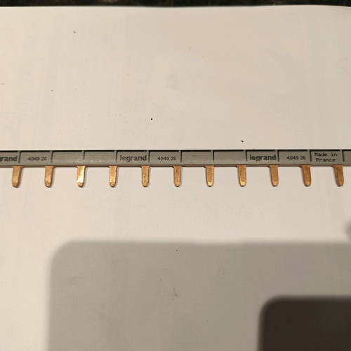 Legrand Copper Busbar for Electrical Panel 1P 13 Elements like new