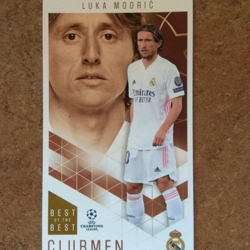 Luka Modric XXL card Topps UEFA Champions League 2020-2021 new