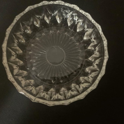 Vintage glass bowl used