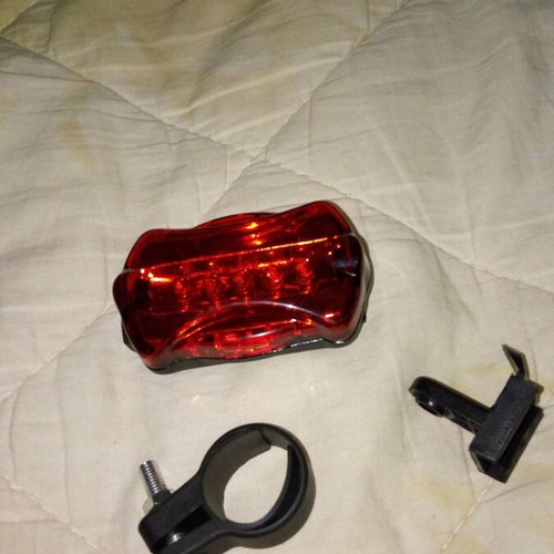 Bicycle Rear Light with 5 LEDs like new