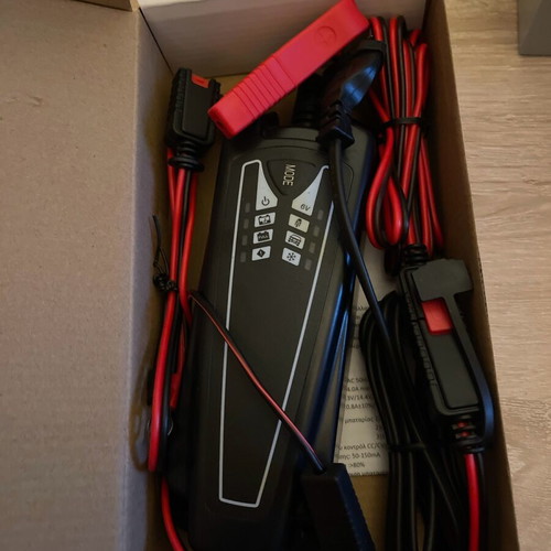 Lead battery 12V and car charger new