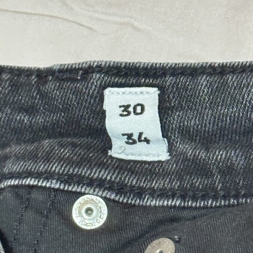 Jack & Jones black ripped slim fit jeans, size 30/34