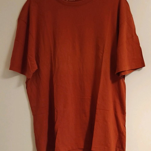 Primark Men's T-shirt brick color size L like new, relaxed fit