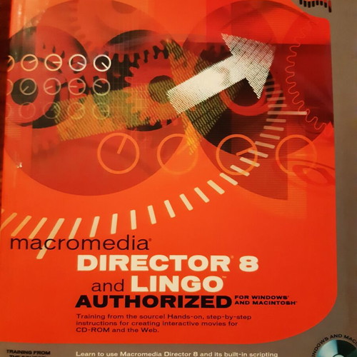 Macromedia Director 8 and Lingo Authorized book unread in excellent condition