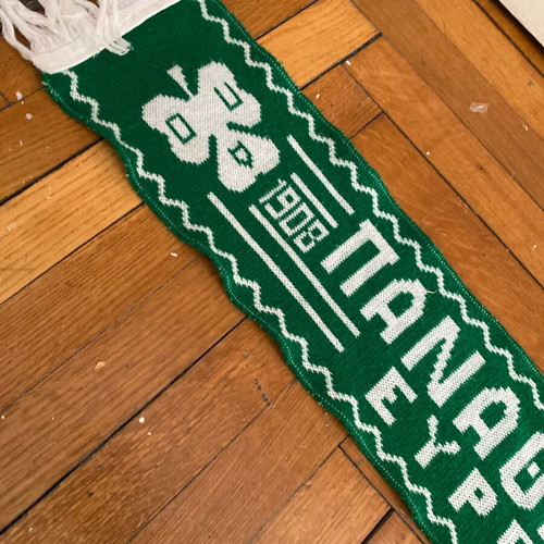 Panathinaikos Europe 1986 scarf used