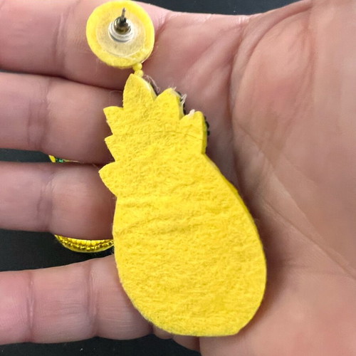 Pineapple earrings new