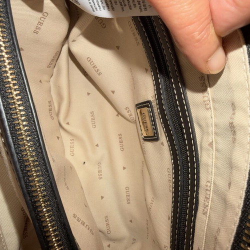 Guess handbag like new, gray and black