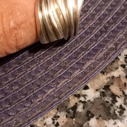 Silver ring thick, beautiful