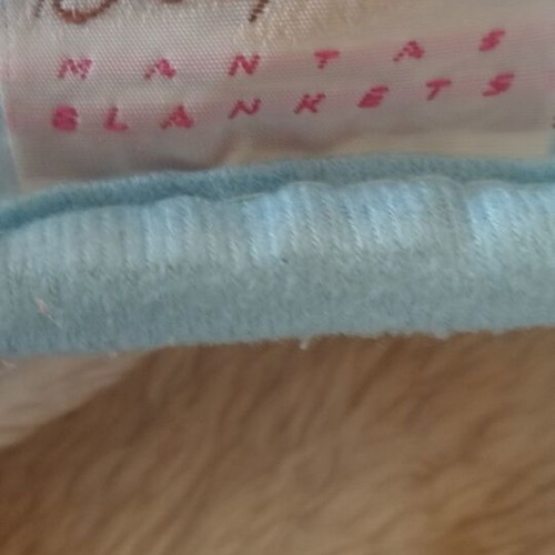 Baby blankets used, set of three, one with zipper sleeping bag
