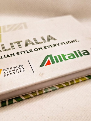 Συλλεκτικό σημειωματάριο Alitalia σαν καινούργιο