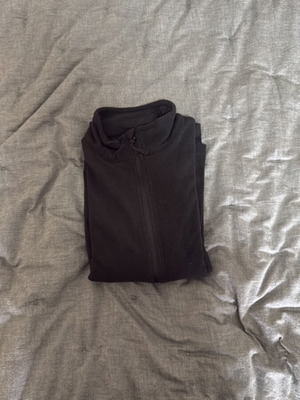 Mc Kinley fleece jacket used, black, size M with pockets
