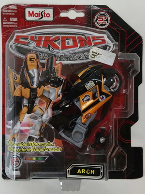 Maisto Cykons Transformable Motorcycle Arch toy